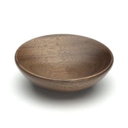 Wooden Cabinet Knob Bowl Design 65mm Walnut Finish