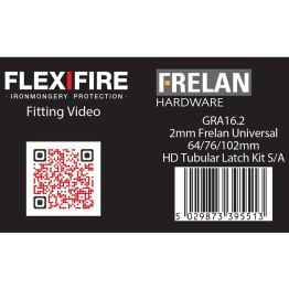 Intumescent Kits for 64,76 & 102mm HD Latches 2mm 60 Minute - By Frelan Hardware - GRA16.2