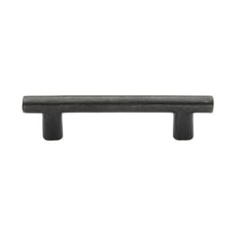 Rustic Dark Bronze Cabinet Pull Round T-Bar Design 128mm CTC