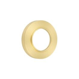 Burlington Plain Outer Roses Satin Brass - By Frelan Hardware - BUR50SB
