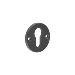 CRES Black Euro Escutcheon Face Fixed - By Frelan Hardware - CRES1651MB