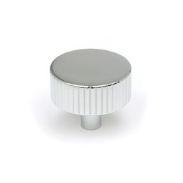 Polished Chrome Judd Cabinet Knob - 38mm (No rose)