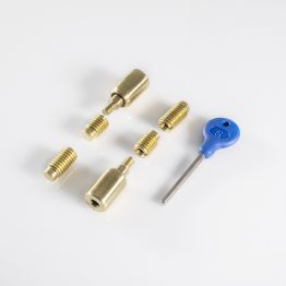 Sash Window Stop - Polished Brass