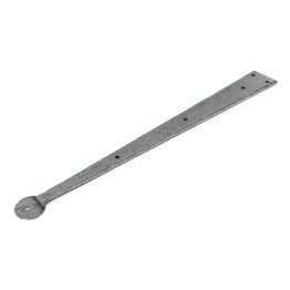 Pewter 18" Penny End Hinge Front (pair)