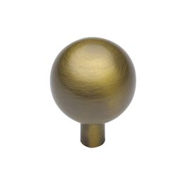 Heritage Brass Cabinet Knob Sphere Design 22mm Antique Brass finish