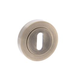 Old English Key Escutcheons - Antique Brass