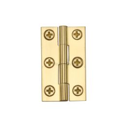 Heritage Brass Cabinet Hinge Brass 1 1/2" Polished Brass finish