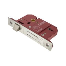 Atlantic 5 Lever Key Sashlock [BS] 3" - Satin Chrome