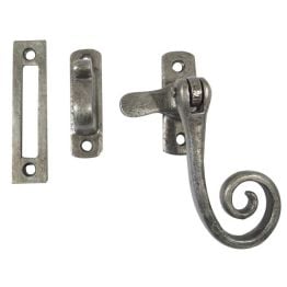 Antique Range Casement Fasteners 85mm Pewter - By Frelan Hardware - PEW19M
