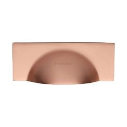 Heritage Brass Drawer Pull Hampshire Design 57mm CTC Satin Rose Gold Finish