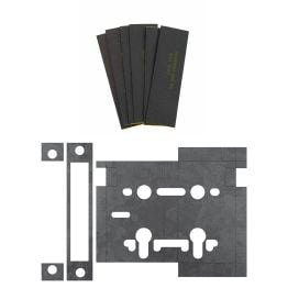 Atlantic Sash Lock & 3" x 2" Hinge Pads Intumescent kit FD60