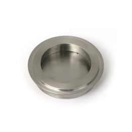 Satin Marine SS (316) 60mm Art Deco Round Pull