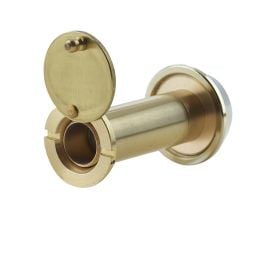 Jedo 180 Degree Door Viewers to Fit 50-70mm Doors FD30/60 C/W Intumescent Polished Brass - By Frelan Hardware - JV945PB