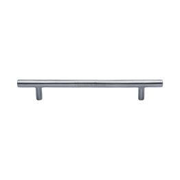 Heritage Brass Cabinet Pull Bar Design 160mm CTC Satin Chrome Finish