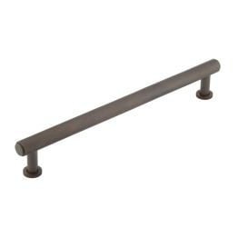 Burlington Piccadilly Knurled Cabinet Handles 224mm Dark Bronze - By Frelan Hardware - BUR412DB
