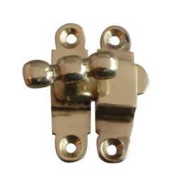 Jedo Showcase Catch 40mm Polished Brass - By Frelan Hardware - JV87PB