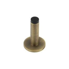 Burlington Plain Wall Mounted Door Stops Plain Rose Antique Brass - By Frelan Hardware - BUR-970AB-971AB