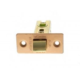 Atlantic Fire-Rated CE Marked Bolt Through Tubular Latch 3" - Urban Satin Copper