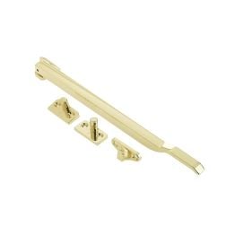 Modern Non Lockable Casement Stays 250mm Polished Brass - By Frelan Hardware - JW77PB