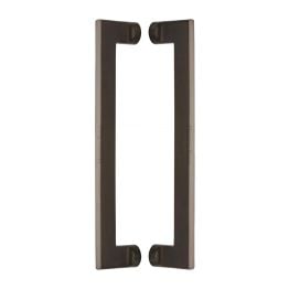 Heritage Brass Back to Back Door Pull Handle Apollo Design 307mm Matt Bronze Finish