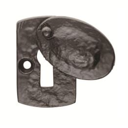 Plaque Covered Escutcheon - Black Antique