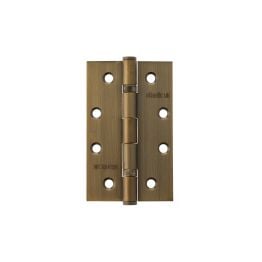 Atlantic Slim Knuckle Ball Bearing Hinges 4" x 2.5" x 2.5mm - Matt Antique Brass (Pair)