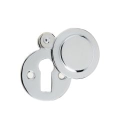 Jedo Round Covered Escutcheon 32mm Polished Chrome - By Frelan Hardware - JV42PC