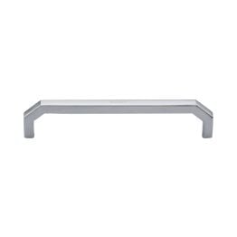 Heritage Brass Cabinet Pull Hex Angular Design 152mm CTC Satin Chrome Finish