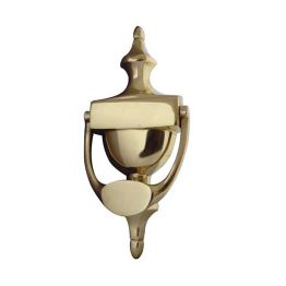 Jedo Urn Door Knockers 203mm Polished Brass - By Frelan Hardware - JV38BPB