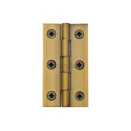 Heritage Brass Hinge Brass 2 1/2" x 1 3/8" Antique Brass finish
