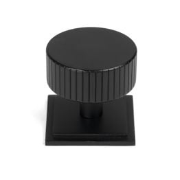 Matt Black Judd Cabinet Knob - 38mm (Square)