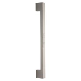 Heritage Brass Door Pull Handle Urban Design 457mm Satin Nickel Finish