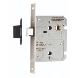 Upright Latch 76mm - Nickel Plate