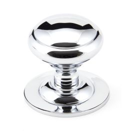 Polished Chrome Round Centre Door Knob
