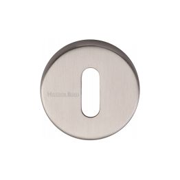 Heritage Brass Key Escutcheon Satin Nickel finish
