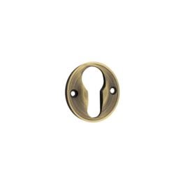 Burlington 40mm Euro Profile Escutcheon 40MM Antique Brass - By Frelan Hardware - BUR122AB
