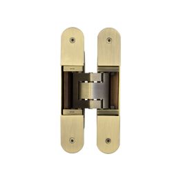 Ghost 3D 160mm Concealed Hinge Antique Brass - By Frelan Hardware - CH100AB