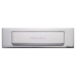 Heritage Brass Gravity Letterplate Polished Chrome finish