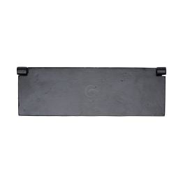 Black Iron Rustic Interior Letterflap 348mm x 88mm