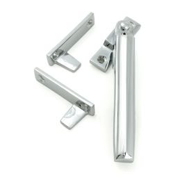 Polished Chrome Night-Vent Locking Art Deco Fastener