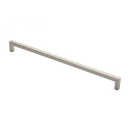 Square Mitred Pull Handle - Satin Stainless Steel
