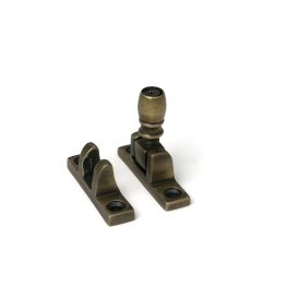 Burnished Brass Mushroom Brighton Fastener - Narrow (Square)