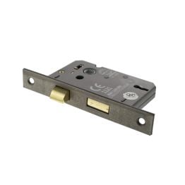 Atlantic 3 Lever Key Sashlock [CE] 3" - Distressed Silver