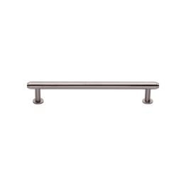 Heritage Brass Cabinet Pull Step Design with 16mm Rose 128mm CTC Satin Nickel finish