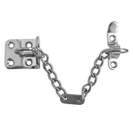 Jedo Heavy Duty Security Door Chains 200mm Polished Chrome - By Frelan Hardware - J3002PC