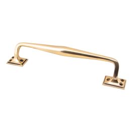 Polished Bronze 300mm Art Deco Pull Handle