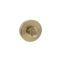 Senza Pari WC Turn and Release on Round Rose - Satin Brass