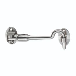 Silent Pattern Cabin Hook 100mm - Satin Stainless Steel