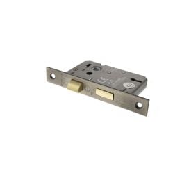 Atlantic 3 Lever Key Sashlock [CE] 3" - Matt Gun Metal