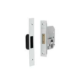 Jedo Euro Profile Deadlocks 65mm Polished Chrome - By Frelan Hardware - JL1060PC